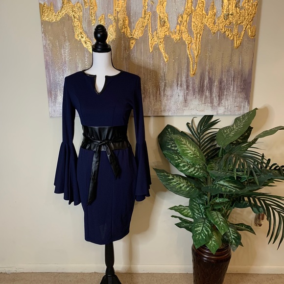 Navy Blue Dress - Picture 6 of 8